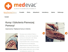 Tablet Screenshot of medevac.pl